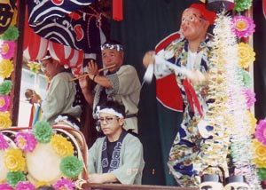 本町の祭囃子の画像