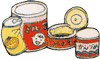 缶詰、飲料缶類の画像