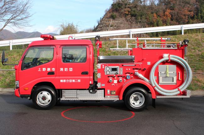 消防団用消防ポンプ自動車