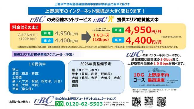 UBC広報チラシ