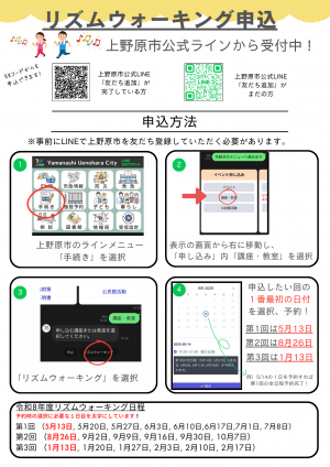 リズムウォーキング裏