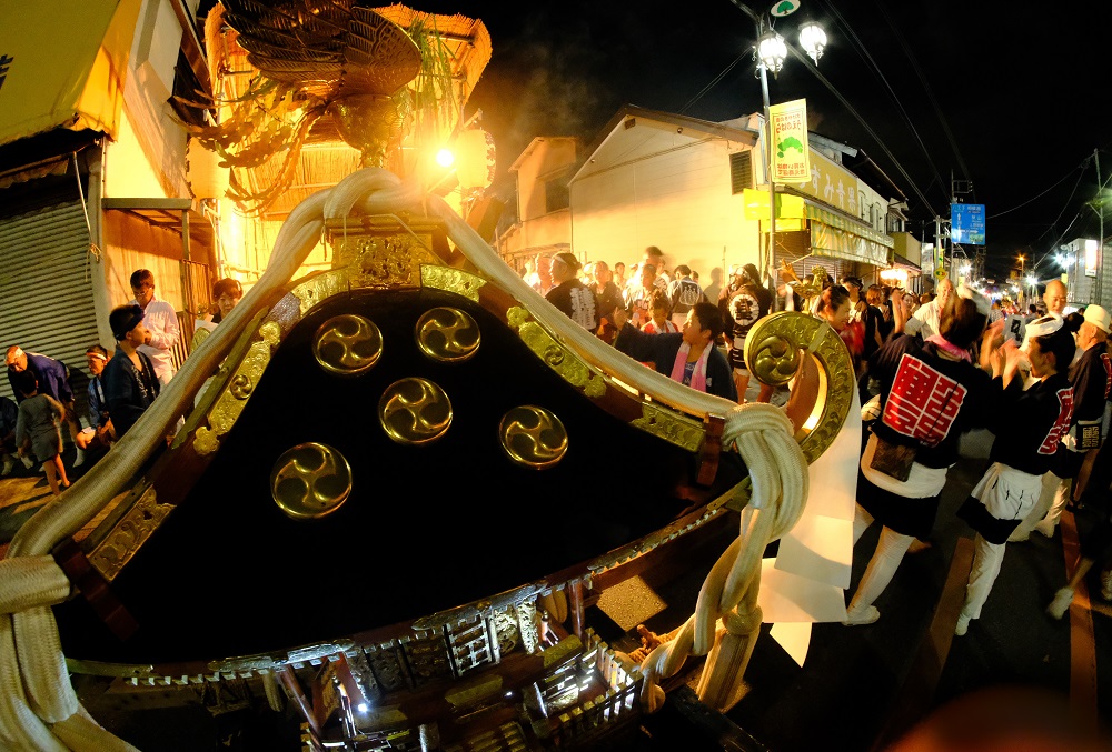 牛倉神社例大祭　御神輿　夜2