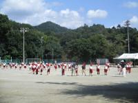 低学年踊り練習風景